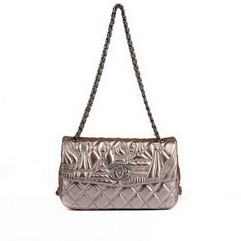 Best Chanel Flap Shoulder Bag A47049 Silver On Sale
